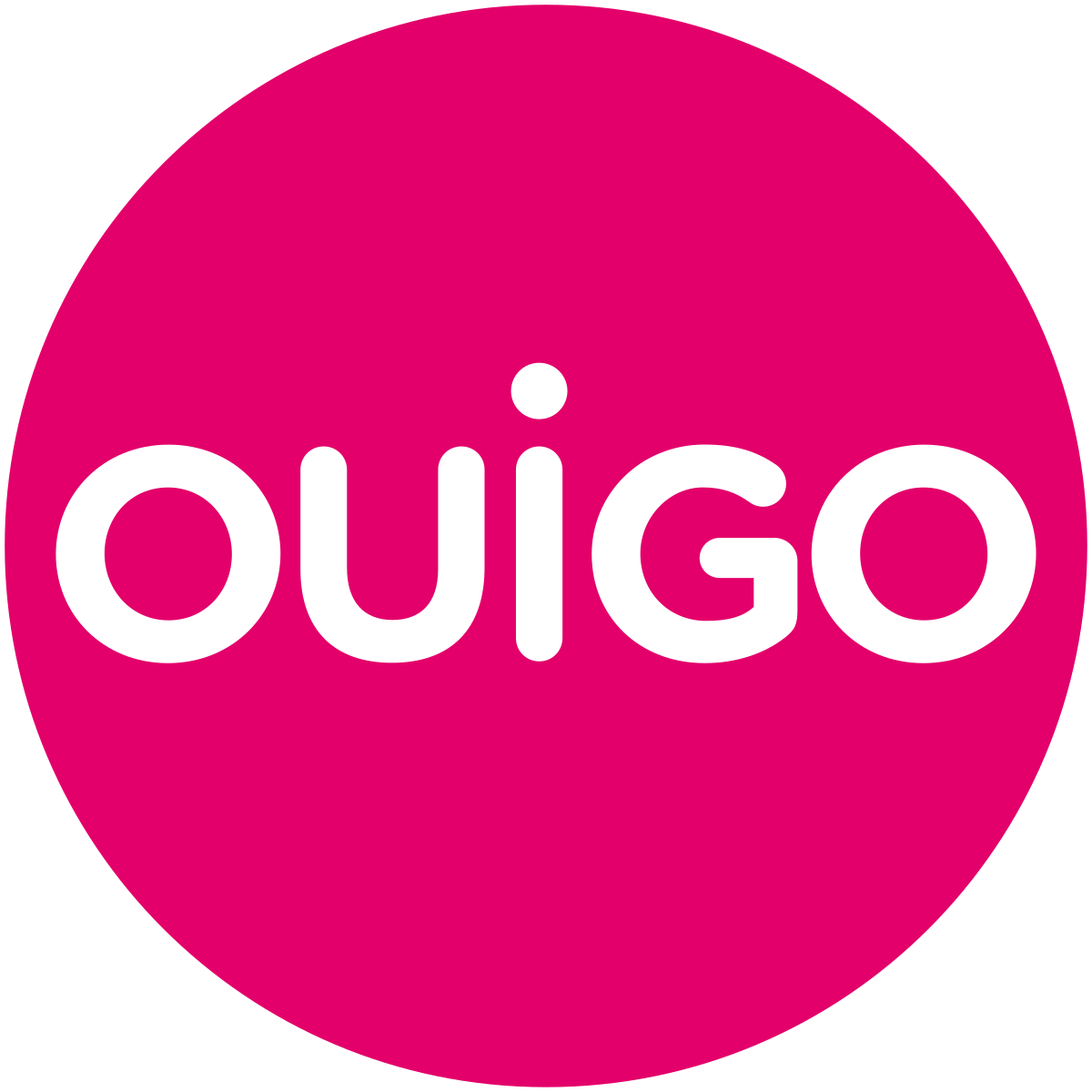 Logotipo de Ouigo, enlace a la página de inicio